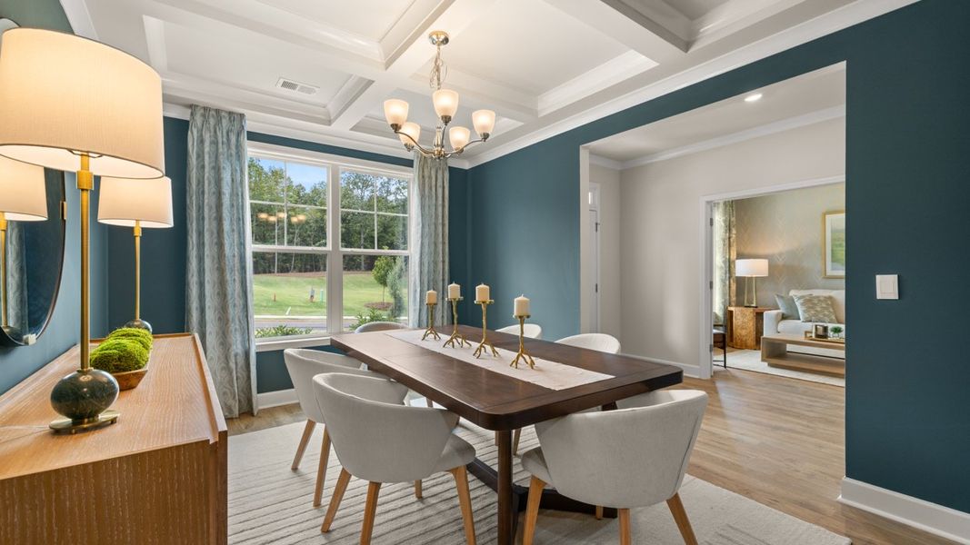 Representative furnished interior of a home built from the Savannah by D.R. Horton in The Gates at Pates Creek, Hampton (Image 23).