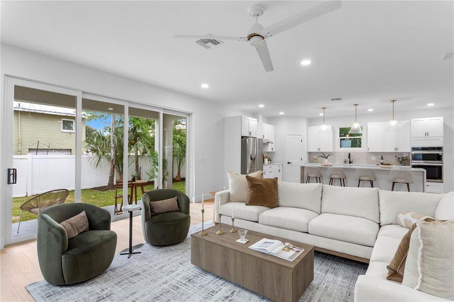 Furnished interior view inside a new home in , Tampa (Image 5).