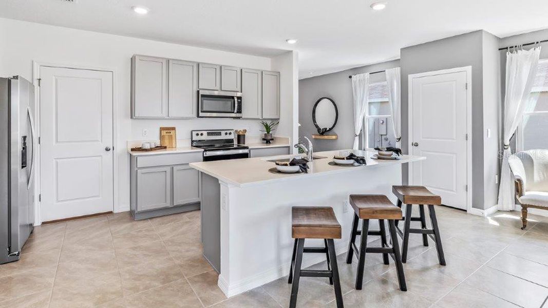 Furnished interior view inside a new home in Angeline, Land O' Lakes (Image 9).