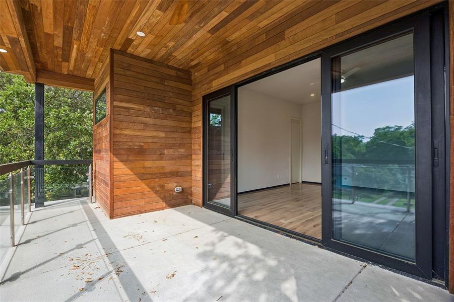 Exterior details and patio area of a home in , Dallas (Image 21). Exterior details and patio area of a home in , Dallas (Image 21).