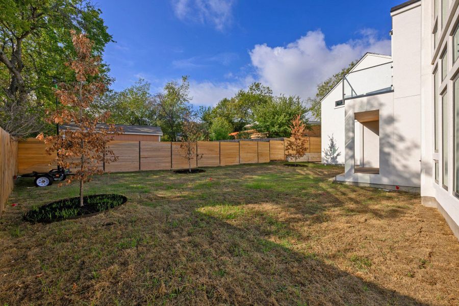 Exterior details and patio area of a home in , Austin (Image 3).
