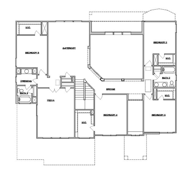 2D floor plan layout of this home in Santa Rita Ranch, Liberty Hill, TX (Image 3). 2D floor plan layout of this home in Santa Rita Ranch, Liberty Hill, TX (Image 3).