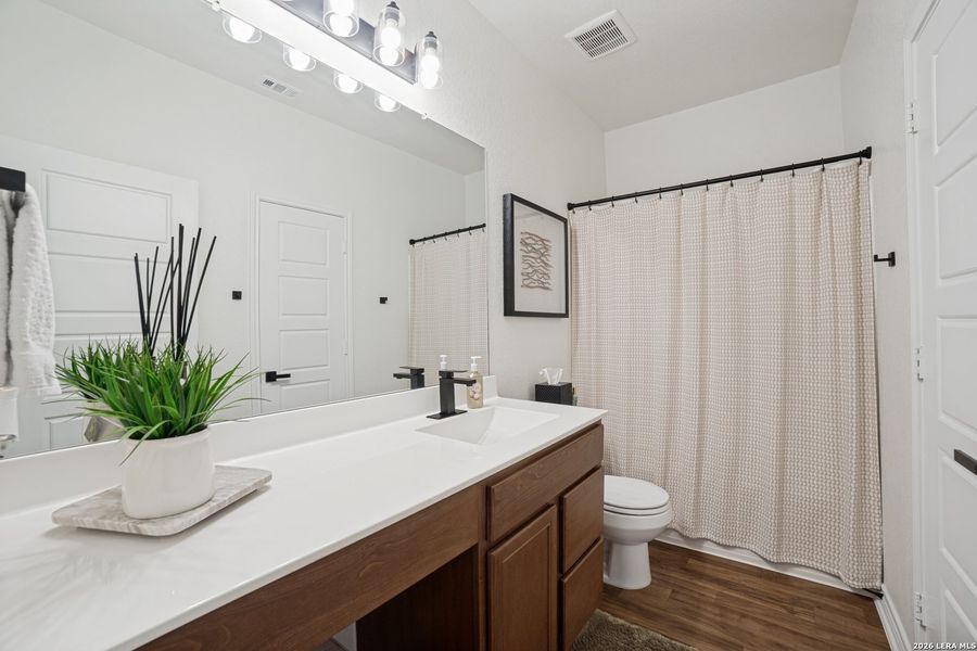 Furnished interior view inside a new home in , San Antonio (Image 11). Furnished interior view inside a new home in , San Antonio (Image 11).