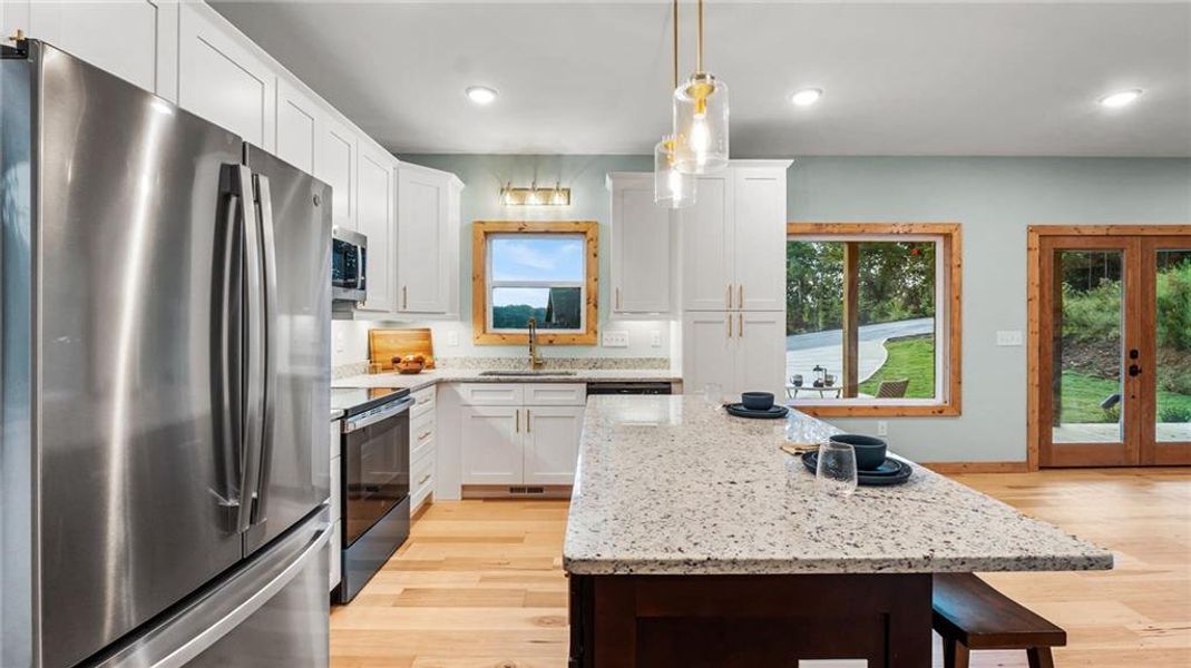 Furnished interior view inside a new home in , Ellijay (Image 20).