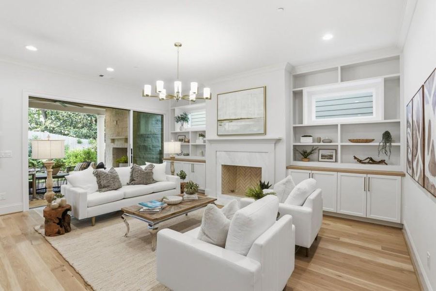 Furnished interior view inside a new home in , Marietta (Image 15). Furnished interior view inside a new home in , Marietta (Image 15).