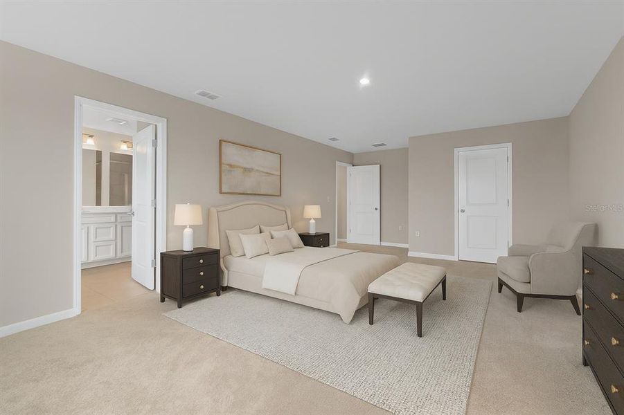 Furnished interior view inside a new home in , St. Cloud (Image 17). Furnished interior view inside a new home in , St. Cloud (Image 17).