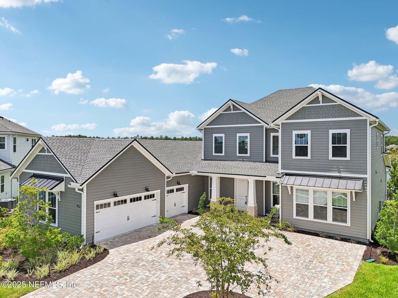 Front exterior of a new home in , St. Augustine, FL, highlighting curb appeal (Image 43).