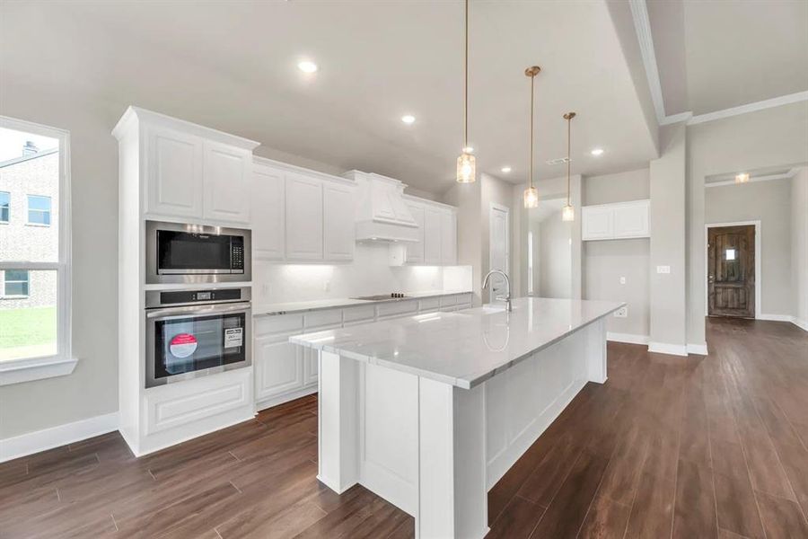 Furnished interior view inside a new home in Fannin Ranch, Leonard (Image 6). Furnished interior view inside a new home in Fannin Ranch, Leonard (Image 6).