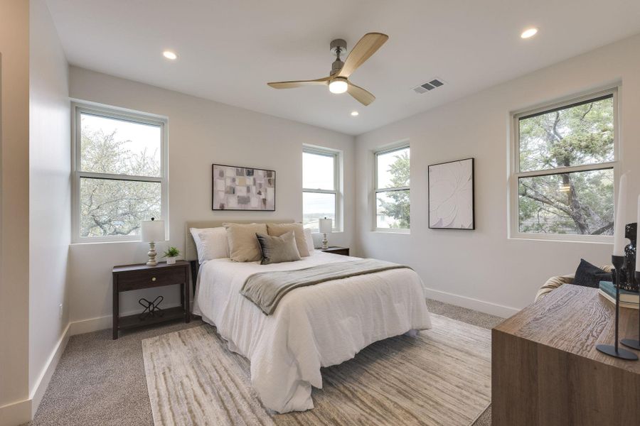 Furnished interior view inside a new home in , Austin (Image 17).