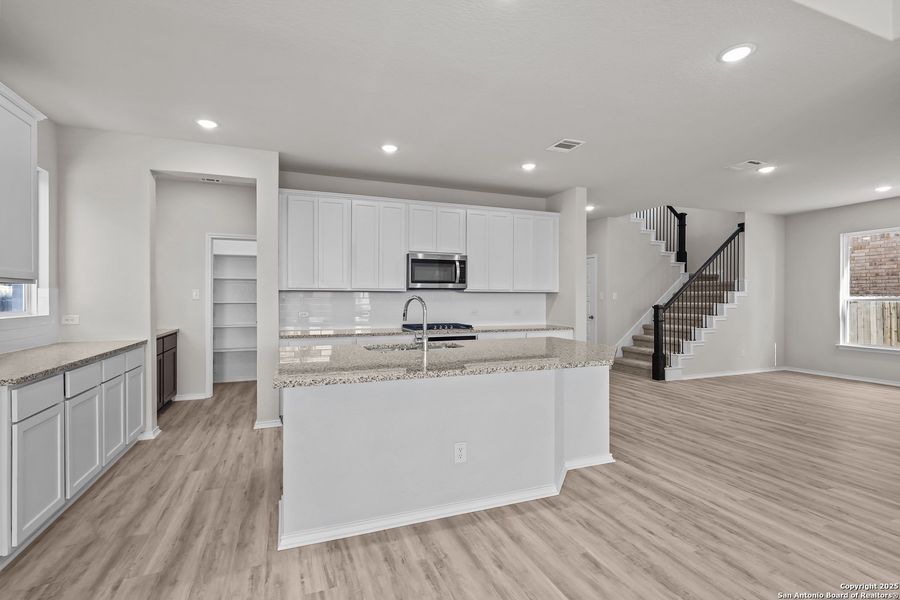 Furnished interior view inside a new home in Stillwater Ranch 45', San Antonio (Image 8). Furnished interior view inside a new home in Stillwater Ranch 45', San Antonio (Image 8).