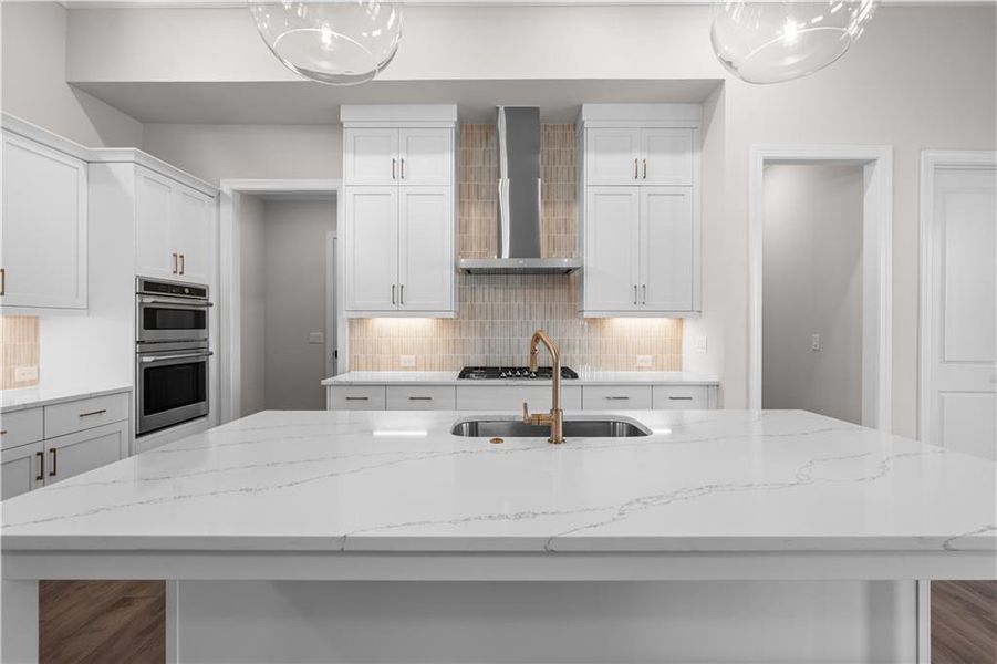 Furnished interior view inside a new home in Aberdeen, Hoschton (Image 6).