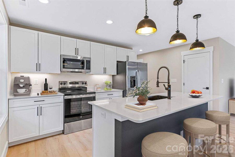 Furnished interior view inside a new home in , Hendersonville (Image 14).