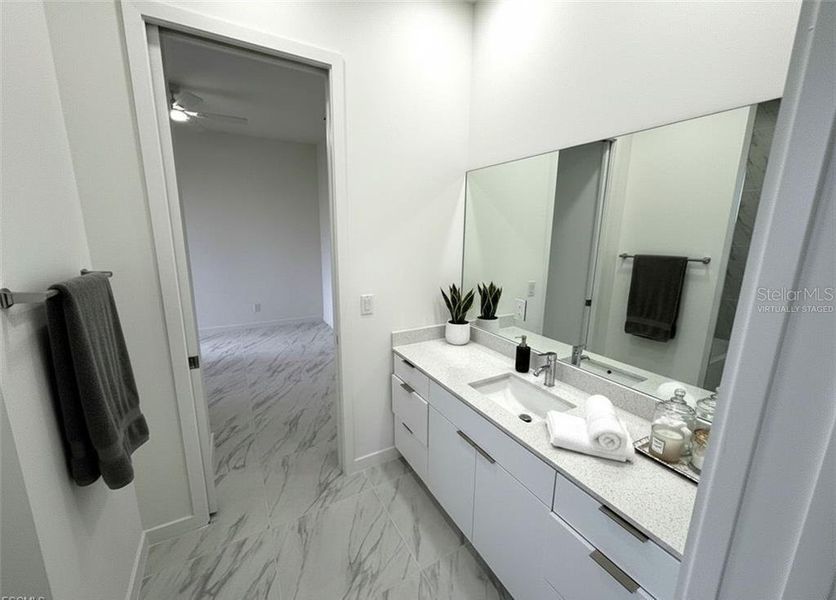 Furnished interior view inside a new home in , Cape Coral (Image 9).