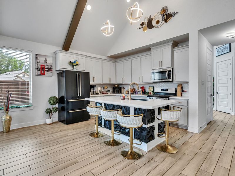 Furnished interior view inside a new home in The Trails, New Caney (Image 13).