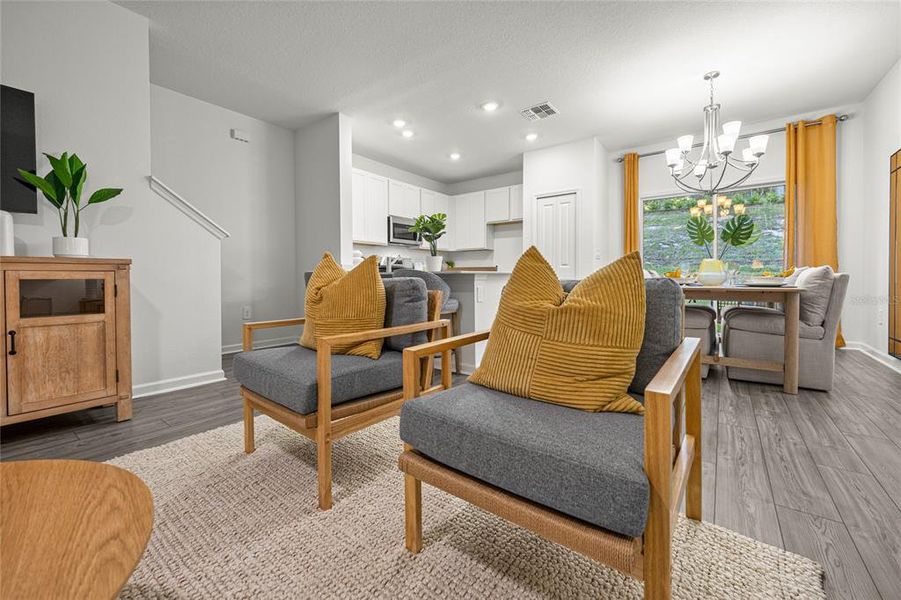 Furnished interior view inside a new home in , Alachua (Image 10). Furnished interior view inside a new home in , Alachua (Image 10).