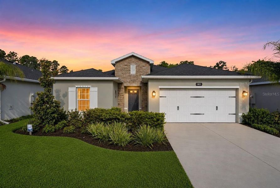 Front exterior of a new home in , Bradenton, FL, highlighting curb appeal (Image 24). Front exterior of a new home in , Bradenton, FL, highlighting curb appeal (Image 24).