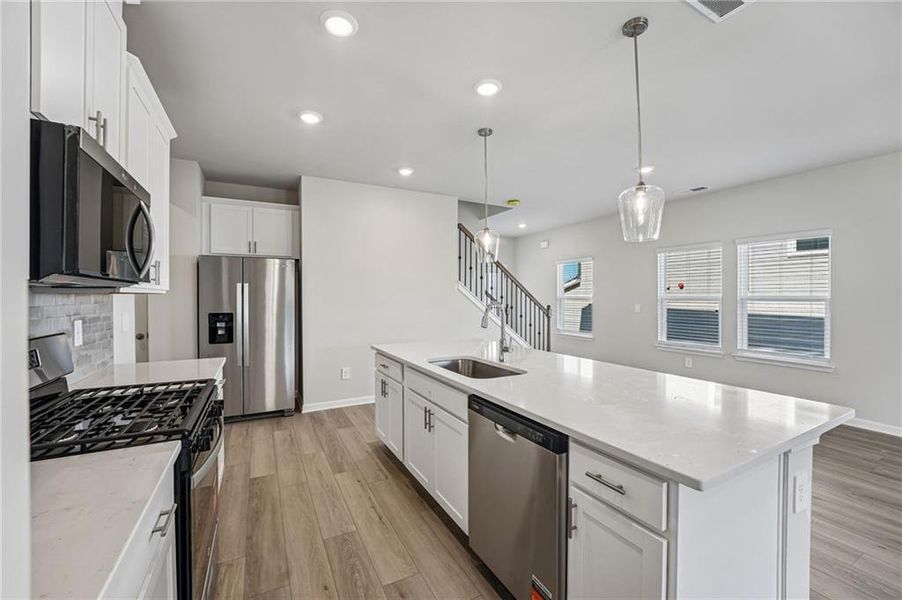 Furnished interior view inside a new home in Hemingway - Reserve Series, Cumming (Image 15).
