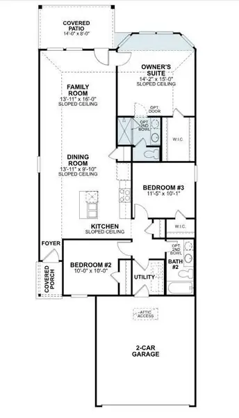 2D floor plan layout of this home in Sorella, Tomball, TX (Image 4). 2D floor plan layout of this home in Sorella, Tomball, TX (Image 4).