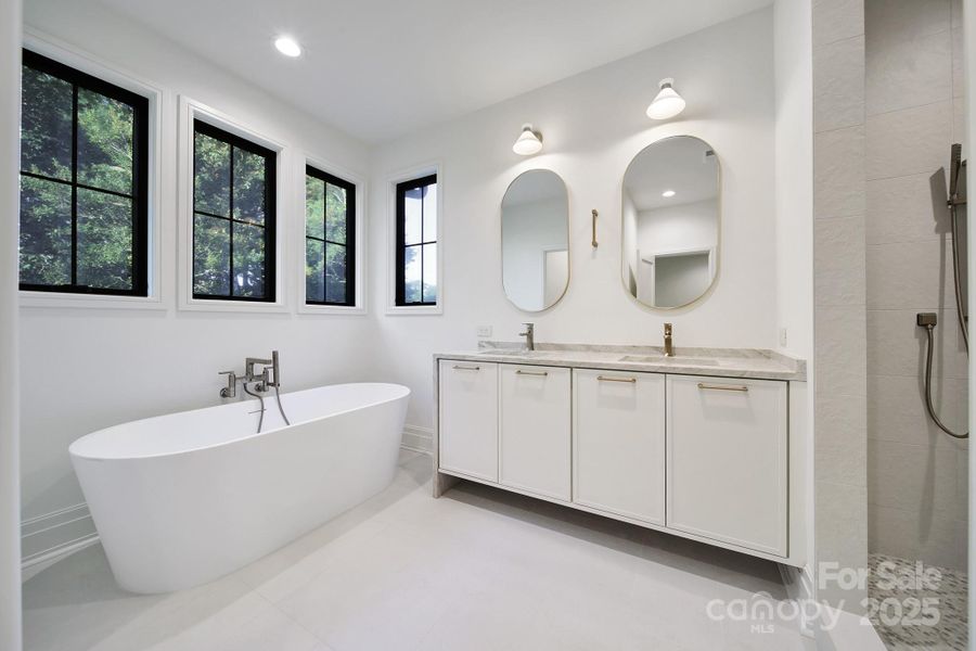 Furnished interior view inside a new home in , Charlotte (Image 18). Furnished interior view inside a new home in , Charlotte (Image 18).