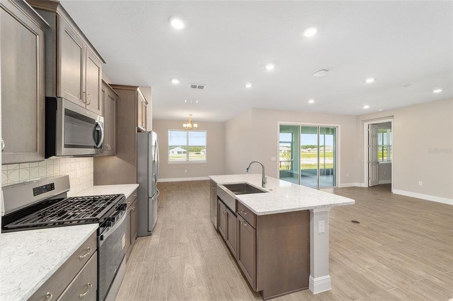Furnished interior view inside a new home in On Top of the World Communities, Ocala (Image 5).