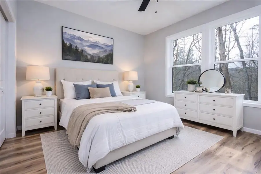 Furnished interior view inside a new home in , Ellijay (Image 7).