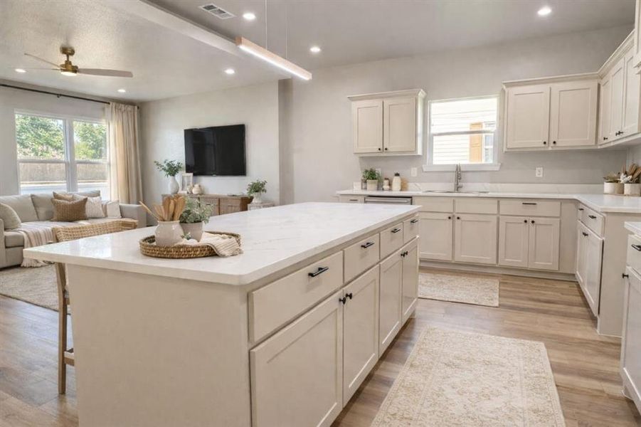 Virtual staging for illustration purposes only.