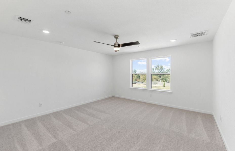 Spacious, unfurnished interior of a new home in Monarch on Main, Round Rock (Image 27). Spacious, unfurnished interior of a new home in Monarch on Main, Round Rock (Image 27).
