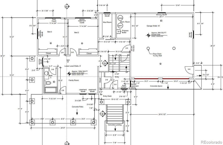2D floor plan layout of this home in , Fairplay, CO (Image 4).