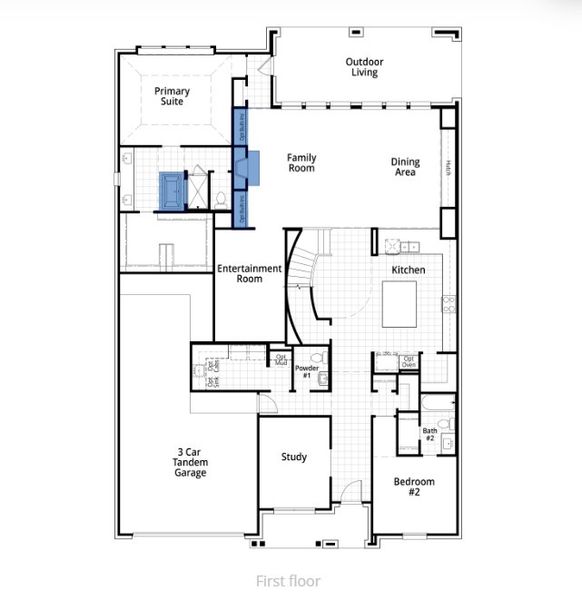 2D floor plan layout of this home in Dove Hollow, Waxahachie, TX (Image 4). 2D floor plan layout of this home in Dove Hollow, Waxahachie, TX (Image 4).