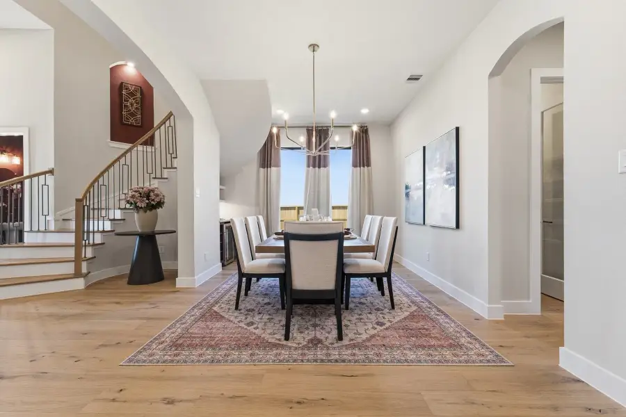 Representative furnished interior of a home built from the Laguna III by CastleRock Communities in Lakesong, Grand Prairie (Image 11).
