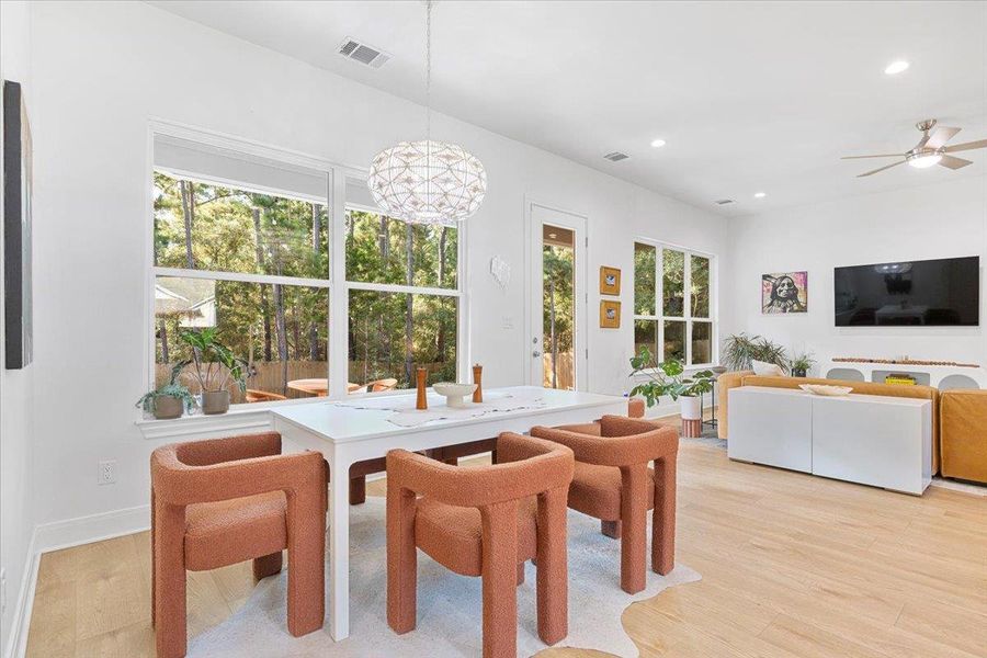 Furnished interior view inside a new home in , Bastrop (Image 8). Furnished interior view inside a new home in , Bastrop (Image 8).
