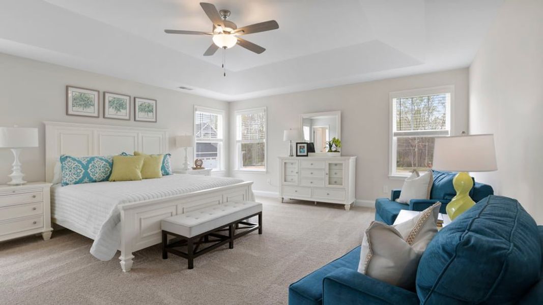 Furnished interior view inside a new home in Edgewood Estates, Greenville (Image 30).