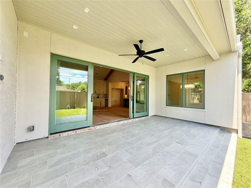 Exterior details and patio area of a home in , Fort Worth (Image 2). Exterior details and patio area of a home in , Fort Worth (Image 2).