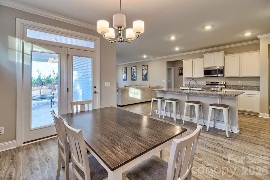 Furnished interior view inside a new home in , Kershaw (Image 10).
