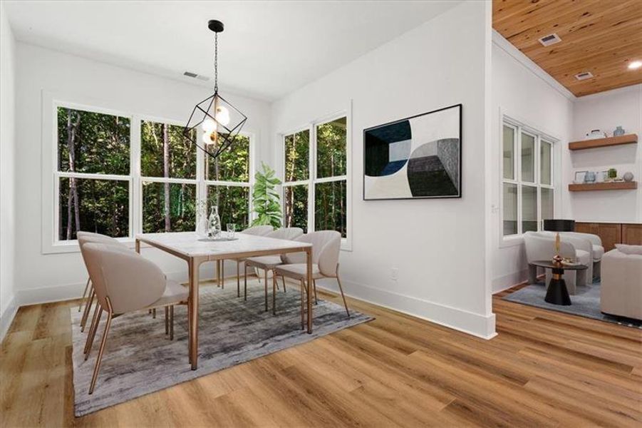 Furnished interior view inside a new home in , Jasper (Image 10).