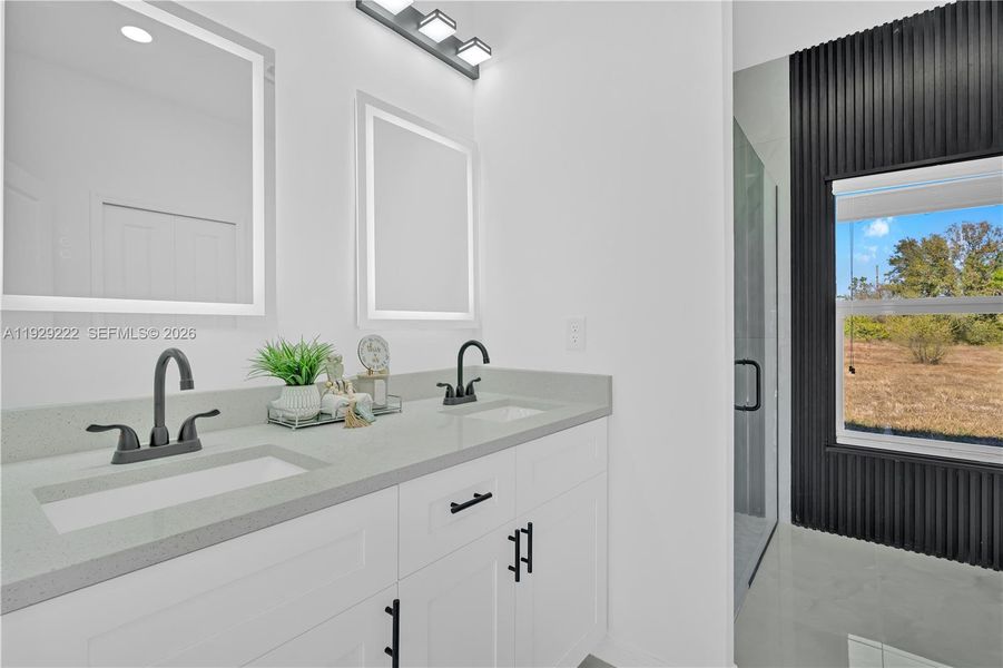 Furnished interior view inside a new home in , Punta Gorda (Image 17).