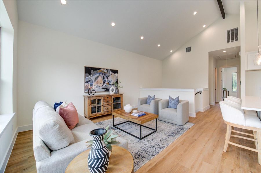 Furnished interior view inside a new home in , Houston (Image 6). Furnished interior view inside a new home in , Houston (Image 6).