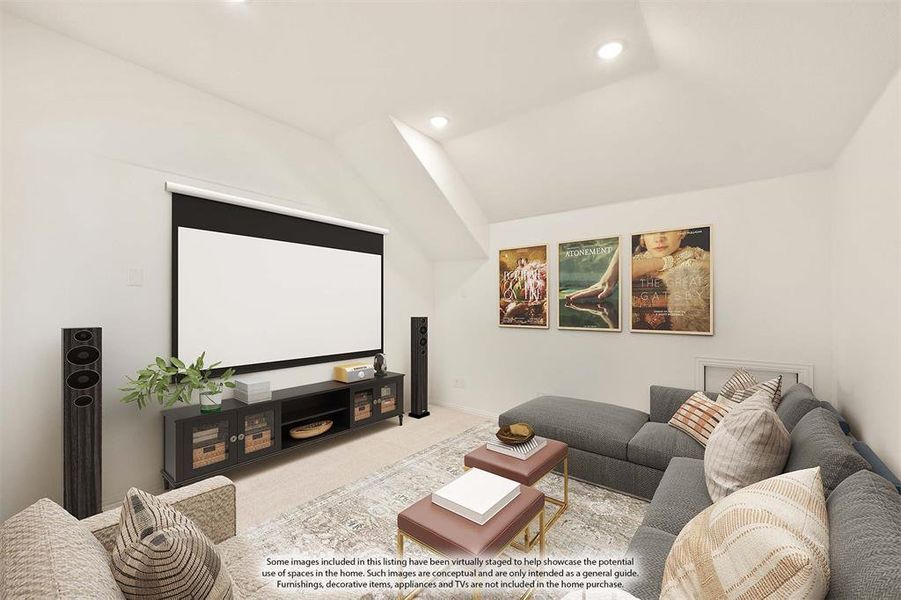 Furnished interior view inside a new home in Willow Wood, McKinney (Image 14).