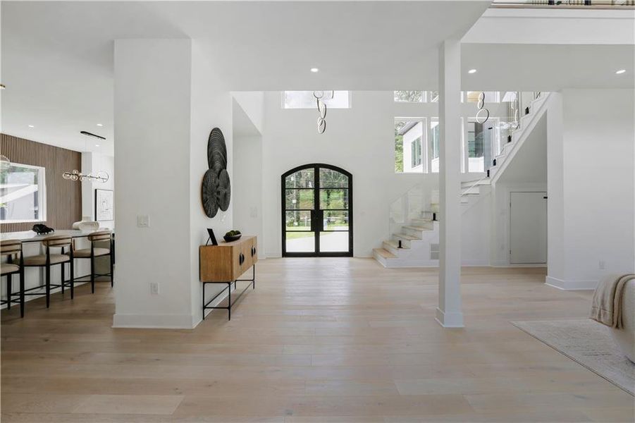 Furnished interior view inside a new home in , Atlanta (Image 40).
