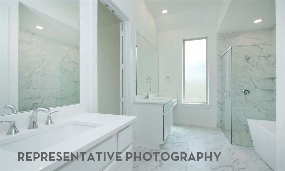 Furnished interior view inside a new home in Sandbrock Ranch, Aubrey (Image 7).