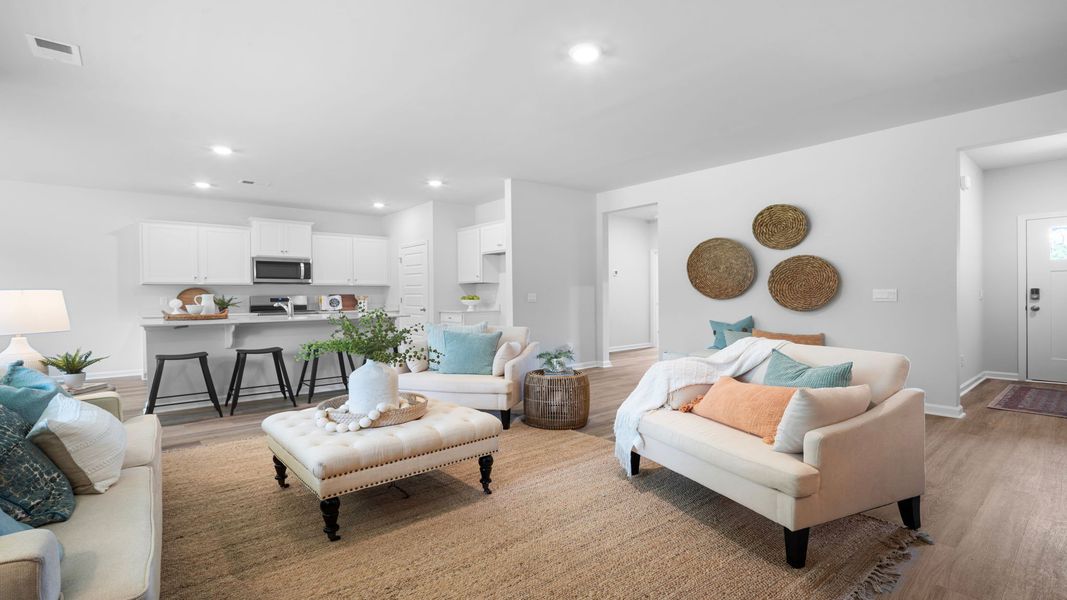 Furnished interior view inside a new home in Fernhill Farms, Statesboro (Image 10).