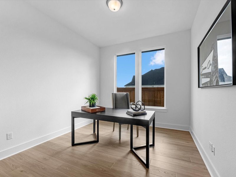 Furnished interior view inside a new home in Dunham Pointe, Cypress (Image 19).