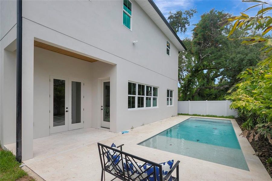 Exterior details and patio area of a home in , Tampa (Image 28).