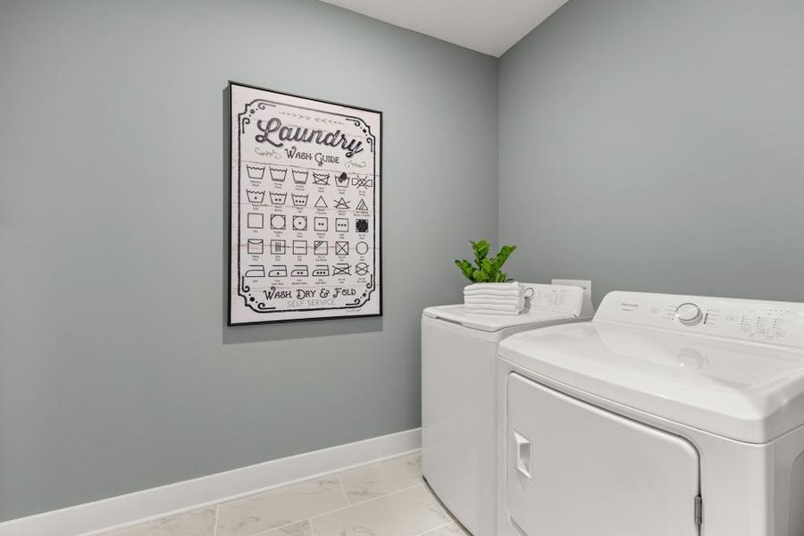 Furnished interior view inside a new home in Twelve Parks 55+, Sharpsburg (Image 15).