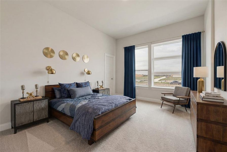 Furnished interior view inside a new home in Monterra, Fate (Image 26).