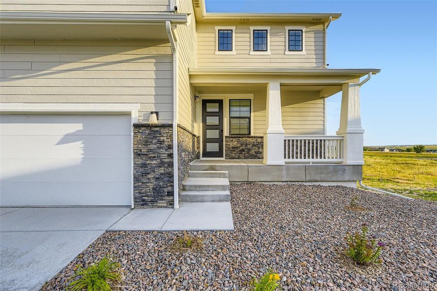 Exterior details and patio area of a home in Spring Valley Ranch, Elizabeth (Image 3).