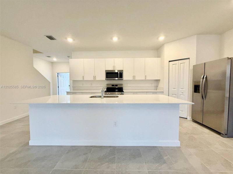 Furnished interior view inside a new home in , Dania Beach (Image 3). Furnished interior view inside a new home in , Dania Beach (Image 3).