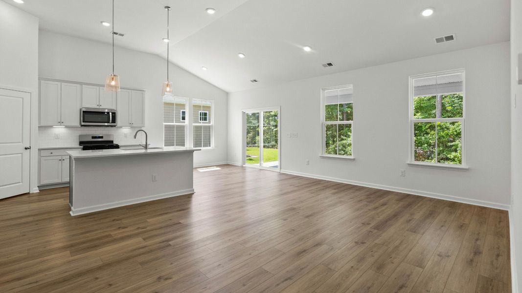 Furnished interior view inside a new home in Bluffs at Sun Colony, Longs (Image 7).