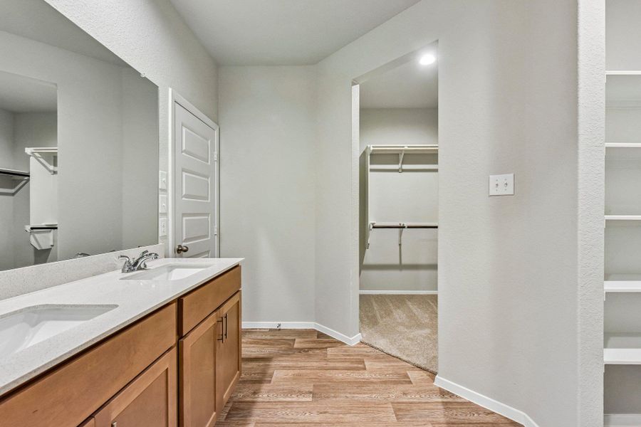 Furnished interior view inside a new home in Cloverleaf, Austin (Image 5).