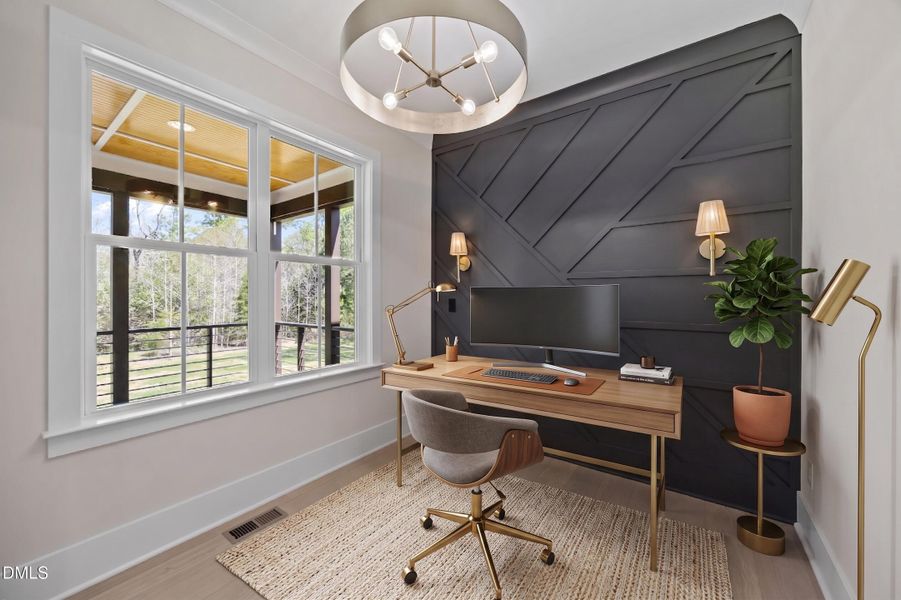 Virtually Staged - Office Virtually Staged - Office